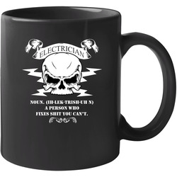 Electrician - The Definition Of An Electrician 11 Oz Mug Electrician - The Definition Of An Electrician 11 Oz Mug