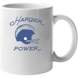 Charger Power Football Vintage Look Retro Fan 11 oz Mug Charger Power Football Vintage Look Retro Fan 11 oz Mug