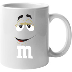 Yellow M&m Big Face Funny Halloween Costume 11 oz Mug Yellow M&m Big Face Funny Halloween Costume 11 oz Mug
