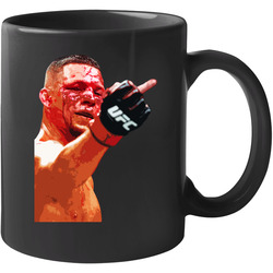 Nate Diaz Middle Finger 11 oz Mug Nate Diaz Middle Finger 11 oz Mug