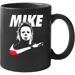 Michael Myers Mike Nike Halloween Parody 11 oz Mug Michael Myers Mike Nike Halloween Parody 11 oz Mug