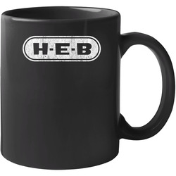 Heb Grocery Store Company Logo Vintage Grunge Look 11 oz Mug Heb Grocery Store Company Logo Vintage Grunge Look 11 oz Mug