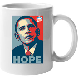 Barack Obama Hope 11 oz Mug Barack Obama Hope 11 oz Mug