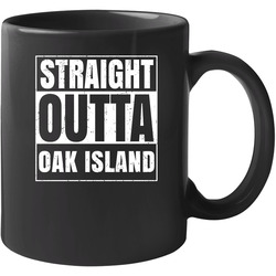 Straight Outta Oak Island North Carolina City Compton Parody Grunge 11 oz Mug Straight Outta Oak Island North Carolina City Compton Parody Grunge 11 oz Mug