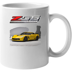 Chevrolet Corvette Racing Z06 Supercharged Logo 11 oz Mug Chevrolet Corvette Racing Z06 Supercharged Logo 11 oz Mug