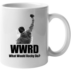 What Would Rocky Do Rocky Balboa 11 oz Mug What Would Rocky Do Rocky Balboa 11 oz Mug