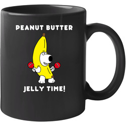 Brian Peanut Butter Jelly Time Cartoon 11 oz Mug Brian Peanut Butter Jelly Time Cartoon 11 oz Mug