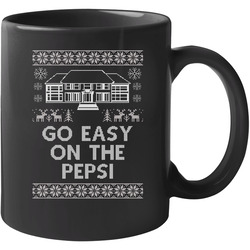 Easy On The Pepsi Quote Home Alone Ugly Christmas Sweater Funny Holiday Gift 11 oz Mug Easy On The Pepsi Quote Home Alone Ugly Christmas Sweater Funny Holiday Gift 11 oz Mug