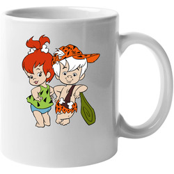 Flintstones Pebbles And Bam Bam Cartoon 11 oz Mug Flintstones Pebbles And Bam Bam Cartoon 11 oz Mug