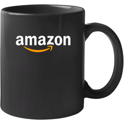 Amazon Logo Tee All Black Shopping T-Shirt Men S to 6XL 11 oz Mug Amazon Logo Tee All Black Shopping T-Shirt Men S to 6XL 11 oz Mug