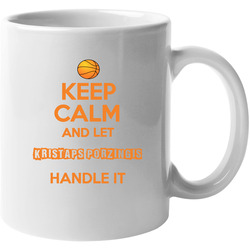 Keep Calm And Let Kristaps Porzingis Handle It New York Basketball 11 oz Mug Keep Calm And Let Kristaps Porzingis Handle It New York Basketball 11 oz Mug