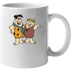 The Flintstones Fred And Barney Cartoon 11 oz Mug The Flintstones Fred And Barney Cartoon 11 oz Mug