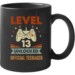 Level 13 Unlocked 13th Video Gamer Birthday Boy Gifts 11 oz Mug Level 13 Unlocked 13th Video Gamer Birthday Boy Gifts 11 oz Mug