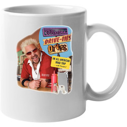 Diners Drive Ins And Dives 11 oz Mug Diners Drive Ins And Dives 11 oz Mug