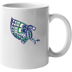Seattle Seahawks Hawk Attacking Best Nfl Native American Haida Art Ultimate Seahawks Fan 11 oz Mug Seattle Seahawks Hawk Attacking Best Nfl Native American Haida Art Ultimate Seahawks Fan 11 oz Mug