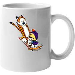 New Calvin And Hobbes 11 oz Mug New Calvin And Hobbes 11 oz Mug