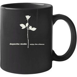 Depeche Mode Enjoy The Silence Blue 11 oz Mug Depeche Mode Enjoy The Silence Blue 11 oz Mug