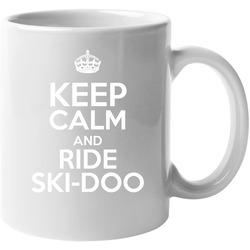 Keep Calm And Ride A Ski Doo Snow Mobile 11 oz Mug Keep Calm And Ride A Ski Doo Snow Mobile 11 oz Mug