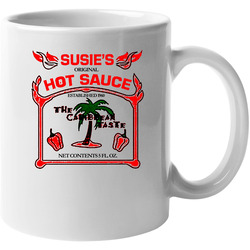 Susie's Hot Sauce Carribean Heat 11 oz Mug Susie's Hot Sauce Carribean Heat 11 oz Mug