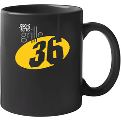 Pittsburgh Jerome Bettis Grille 36 Football 11 oz Mug Pittsburgh Jerome Bettis Grille 36 Football 11 oz Mug
