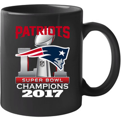 New England Patriots Majestic Super Bowl Li Heart & Soul Men's 11 oz Mug New England Patriots Majestic Super Bowl Li Heart & Soul Men's 11 oz Mug