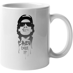 Eazy-e Eazy Duz It Rap West Coast 11 oz Mug Eazy-e Eazy Duz It Rap West Coast 11 oz Mug