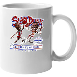 Wilkins Jordan Dunk Contest Caricature 11 oz Mug Wilkins Jordan Dunk Contest Caricature 11 oz Mug