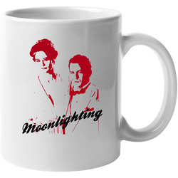Moonlighting Willis, Sheppard, Retro 80s 11 oz Mug Moonlighting Willis, Sheppard, Retro 80s 11 oz Mug