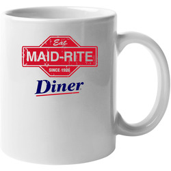 Maid-rite Fast Food Restaurant Distressed Look 11 oz Mug Maid-rite Fast Food Restaurant Distressed Look 11 oz Mug