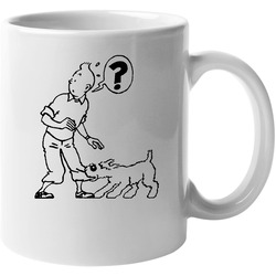 Adventures Of Tin Tin Cartoon Classic 11 oz Mug Adventures Of Tin Tin Cartoon Classic 11 oz Mug
