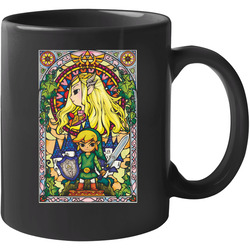 Legend Of Zelda Stain Glass Video Game 11 oz Mug Legend Of Zelda Stain Glass Video Game 11 oz Mug