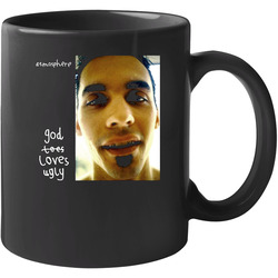 Slug Rapper Hip Hop God Loves Ugly Retro 11 oz Mug Slug Rapper Hip Hop God Loves Ugly Retro 11 oz Mug