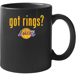 La Lakers Got Rings Basketball 11 oz Mug La Lakers Got Rings Basketball 11 oz Mug