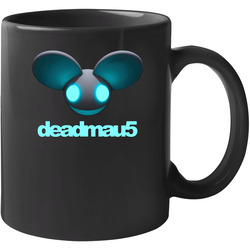 Deadmau5 Trance Blue Black 11 oz Mug Deadmau5 Trance Blue Black 11 oz Mug