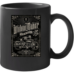 Widowmaker Vintage Motorcycle Badge 11 oz Mug Widowmaker Vintage Motorcycle Badge 11 oz Mug