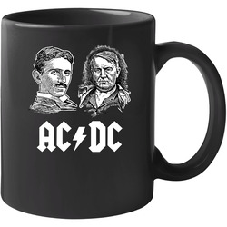 Ac Dc Block Charcoal 11 oz Mug Ac Dc Block Charcoal 11 oz Mug