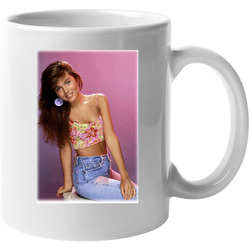Kelly Kapowski Tiffany Amber Thiessen Saved By The Bell 11 oz Mug Kelly Kapowski Tiffany Amber Thiessen Saved By The Bell 11 oz Mug