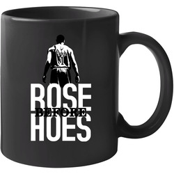 Derrick Rose Before Hoes Funny Basketball Chicago 11 oz Mug Derrick Rose Before Hoes Funny Basketball Chicago 11 oz Mug