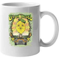 Sour Diesel Hybrid Cannabis Strain Weed Stoner 11 oz Mug Sour Diesel Hybrid Cannabis Strain Weed Stoner 11 oz Mug