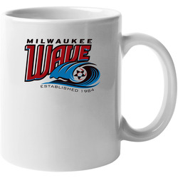 Milwaukee Wave United A-league Soccer Fc Team Retro Logo 11 oz Mug Milwaukee Wave United A-league Soccer Fc Team Retro Logo 11 oz Mug