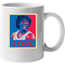 Tyrese Maxey Philadelphia Basketball Hope Style 11 oz Mug Tyrese Maxey Philadelphia Basketball Hope Style 11 oz Mug