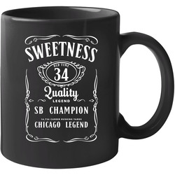 Walter Payton Sweetness 34 Jack Parody Chicago Football 11 oz Mug Walter Payton Sweetness 34 Jack Parody Chicago Football 11 oz Mug