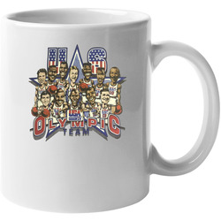 Usa Basketball 1992 Olympics Dream Team 11 oz Mug Usa Basketball 1992 Olympics Dream Team 11 oz Mug