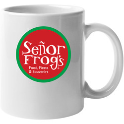 Senor Frog's Fiesta Mexican Grill Food Restaurant Store Logo 11 oz Mug Senor Frog's Fiesta Mexican Grill Food Restaurant Store Logo 11 oz Mug