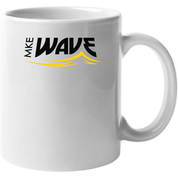 Milwaukee Wave Major League Indoor Soccer Club Alt Logo 11 oz Mug Milwaukee Wave Major League Indoor Soccer Club Alt Logo 11 oz Mug