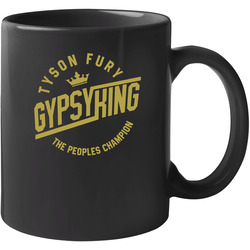 Tyson Fury The Gypsy King The Peoples Champion 11 oz Mug Tyson Fury The Gypsy King The Peoples Champion 11 oz Mug