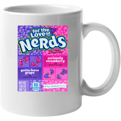 Nerds Tangy Fruit Flavored Popular Candy 11 oz Mug Nerds Tangy Fruit Flavored Popular Candy 11 oz Mug