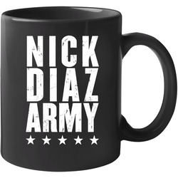 Nick Diaz Army Mma Fighter Fan 11 oz Mug Nick Diaz Army Mma Fighter Fan 11 oz Mug