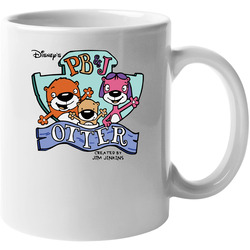 Pb&j Otter 90s Kids Tv Show Cartoon 11 oz Mug Pb&j Otter 90s Kids Tv Show Cartoon 11 oz Mug