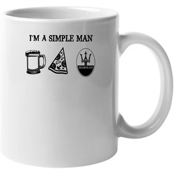 Maserati Simple Man Beer Pizza Car Logo Driving Fan 11 oz Mug Maserati Simple Man Beer Pizza Car Logo Driving Fan 11 oz Mug